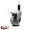 Service Caster 4'' Semi Steel Swivel 1-1/8'' Expanding Stem Caster Total Lock Brake SCC-EXTTL20S414-SSS-118 - alternate 2